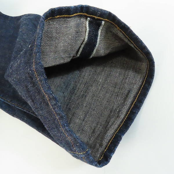 実際に弊社で買取させて頂いたSUGAR CANE/シュガーケーン デニムパンツ ジーンズ ボタンフライ シンチバック アメリカ製 38の画像 6枚目