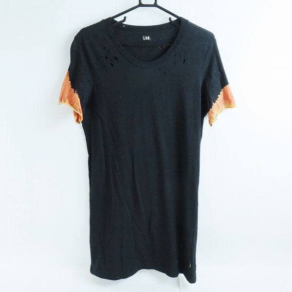 実際に弊社で買取させて頂いたLGB/ルグランブルー FIRE WORKS ダメージ加工 Tシャツ M 004FFW/2