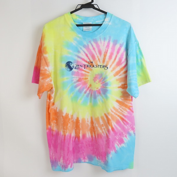 実際に弊社で買取させて頂いたZEN TRICKSTERS/ゼントリックスターズ JAPAN TOUR 2002 タイダイ柄 バンドTシャツ/L