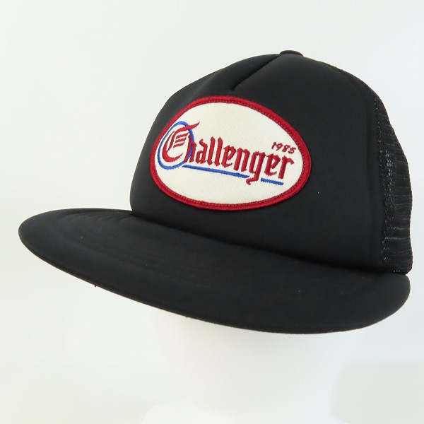 実際に弊社で買取させて頂いたCHALLENGER/チャレンジャー PATCH CAP/パッチ キャップ ブラック