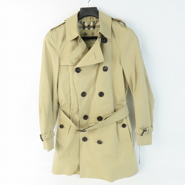 実際に弊社で買取させて頂いたBURBERRY London England/バーバリーロンドン THE KENSINGTON 裏ノバチェックトレンチコート 3983339/44
