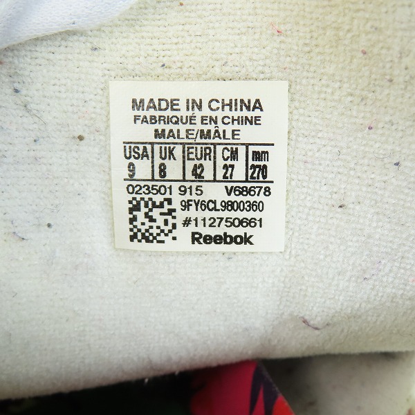 実際に弊社で買取させて頂いたReebok/リーボック INSTA PUMP FURY OG/インスタ ポンプフューリー V68678 27の画像 5枚目