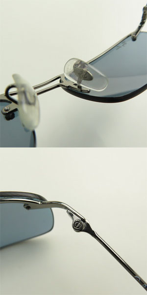 実際に弊社で買取させて頂いたRayBan/レイバン ラップアラウンド セミリムサングラス  RB3174-004/6Pの画像 4枚目