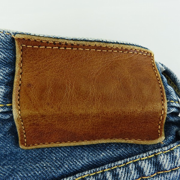 実際に弊社で買取させて頂いたEVISU/エヴィス 道楽 プリント ボタンフライ デニムパンツの画像 2枚目