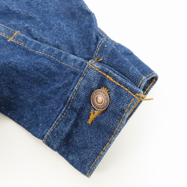 実際に弊社で買取させて頂いたLevi's×ROLLING STONES/リーバイス×ローリングストーンズ 90s/93年 USA製 UOODOO LOUNGE デニムジャケット 70506-0216 /42の画像 7枚目