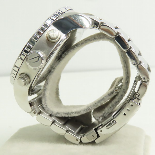 実際に弊社で買取させて頂いたDIESEL/ディーゼル ビックフェイス 海外モデル クロノ 腕時計/DZ-4209の画像 1枚目