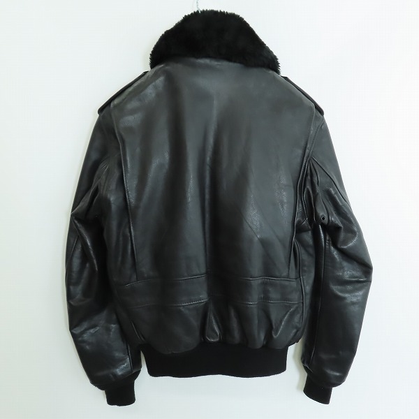 実際に弊社で買取させて頂いたSchott/ショット A-2 レザーボアライナー付きフライトジャケット/184SM/38の画像 1枚目