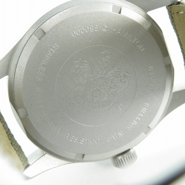 実際に弊社で買取させて頂いたHAMILTON/ハミルトン カーキ メカニカル 手巻き 腕時計/ウォッチ 000095の画像 3枚目