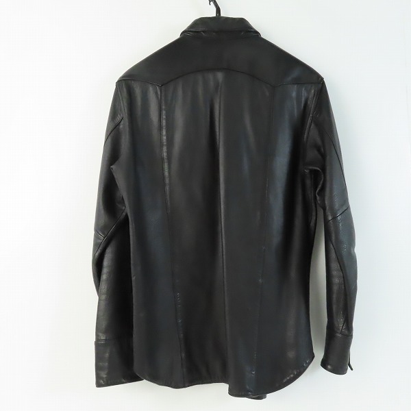 実際に弊社で買取させて頂いたHARLEY-DAVIDSON/ハーレーダビッドソン 牛革 レザー シャツジャケットの画像 1枚目
