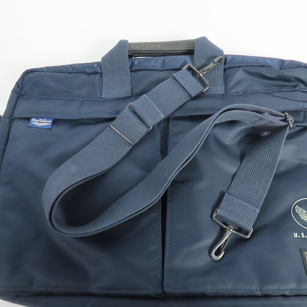 実際に弊社で買取させて頂いたBUZZ RICKSON'S×PORTER バズリクソンズ×ポーター タンカー 2WAYブリーフケースの画像 9枚目