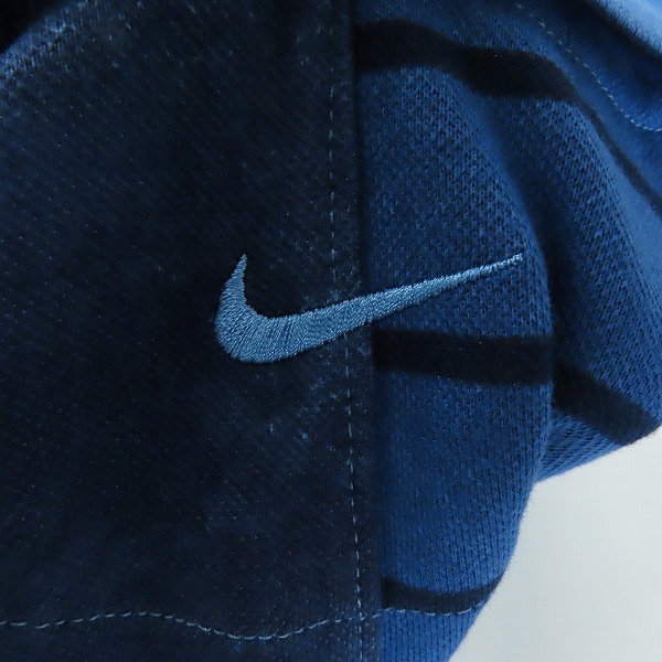 実際に弊社で買取させて頂いたNIKE GOLF/ナイキ ゴルフ DRIFITドライフィット ポロシャツ ブルー DH0967-407 Mの画像 6枚目