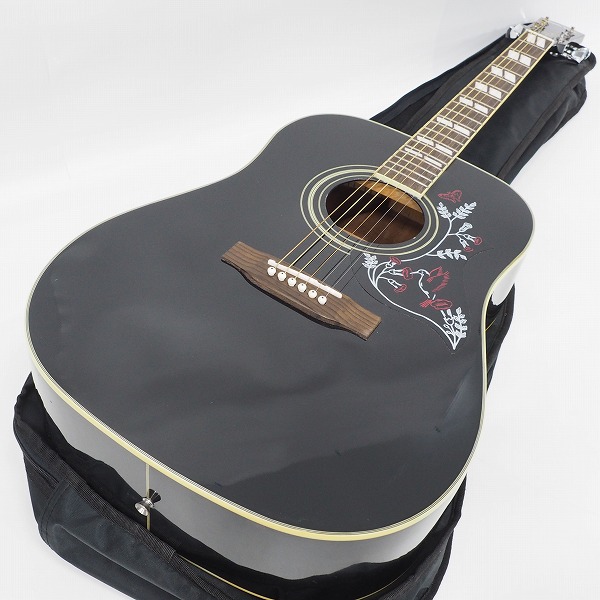 実際に弊社で買取させて頂いた★Sepia Crue/セピアクルー H-220/BK ハミングバードType アコースティックギター/アコギ ソフトケース付