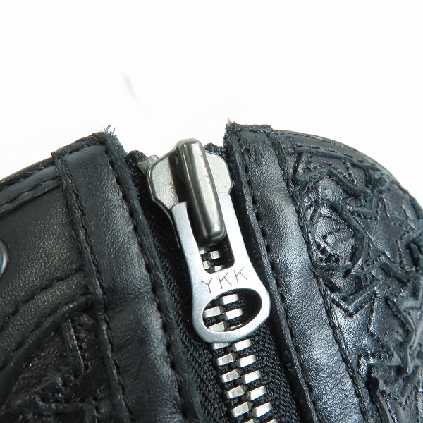 実際に弊社で買取させて頂いたWHITEFLAGS/ホワイトフラッグス サイドジップ ハイカット スニーカーの画像 6枚目