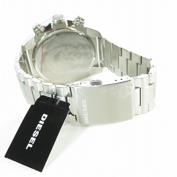 実際に弊社で買取させて頂いたDIESEL/ディーゼル オーバーフロー 腕時計 DZ-4203【動作未確認】の画像 2枚目