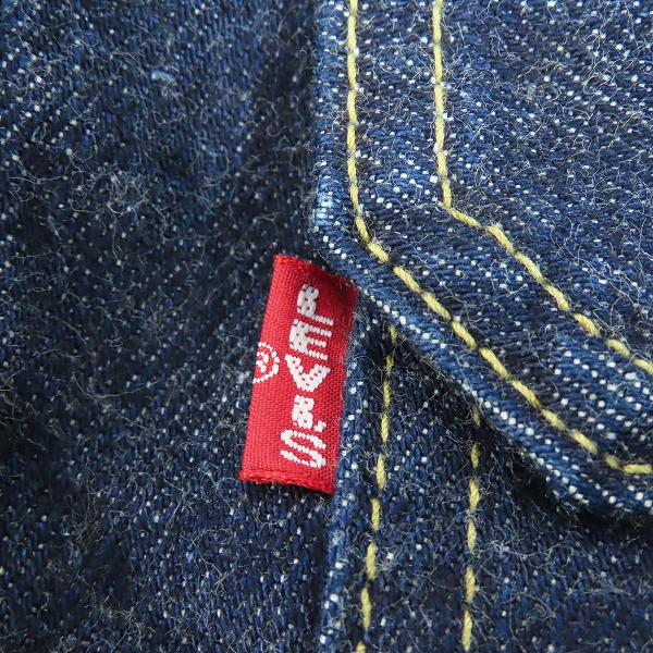 実際に弊社で買取させて頂いたLEVIS/リーバイス 507 日本製 復刻 2ndモデル デニムジャケット 71507-XX/38の画像 3枚目
