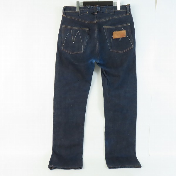 実際に弊社で買取させて頂いたSUGAR CANE/シュガーケーン デニムパンツ ジーンズ ボタンフライ シンチバック アメリカ製 38の画像 1枚目