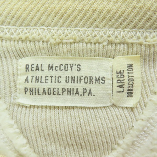 実際に弊社で買取させて頂いたTHE REAL McCOY'S/リアルマッコイズ 両面V スウェット/Lの画像 2枚目