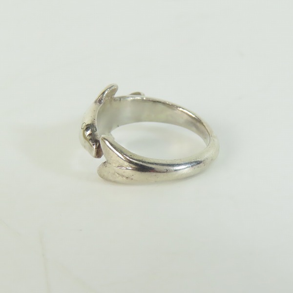 実際に弊社で買取させて頂いたHOLLYWOOD RANCH MARKET/ハリウッドランチマーケット ドルフィン/イルカ リング 16.5号の画像 2枚目