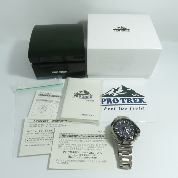 実際に弊社で買取させて頂いた(2)CASIO/カシオ PROTREK/プロトレック MANASLU/マナスル タフソーラー PRX-7000T-7JFの画像 9枚目