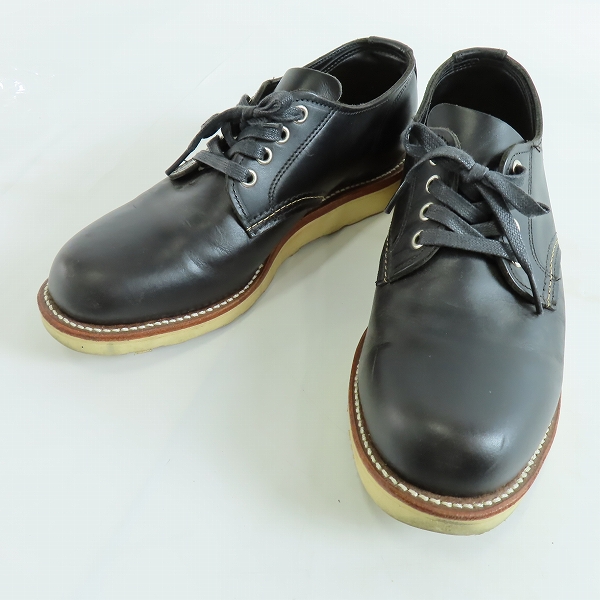 実際に弊社で買取させて頂いたCHIPPEWA/チペワ プレーントゥ ローカット レザー シューズ ブラック 1901M43/26