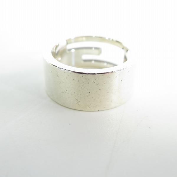 実際に弊社で買取させて頂いたGUCCI/グッチ ブランテッドG Gロゴ リング シルバー 925 8号の画像 3枚目