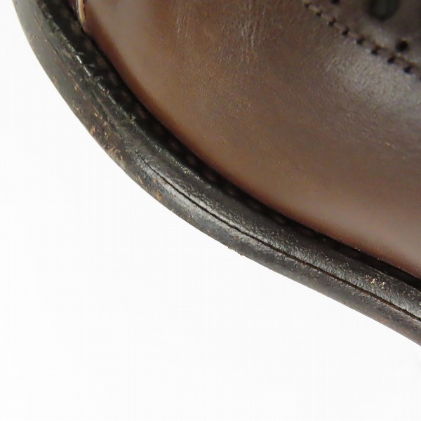 実際に弊社で買取させて頂いたChurch's/チャーチ ウィングチップ レザーシューズ/5.5Fの画像 8枚目