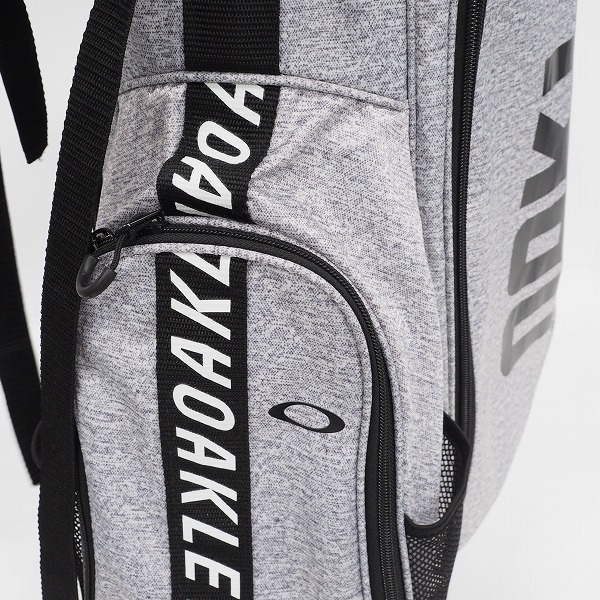 実際に弊社で買取させて頂いたOAKLEY/オークリー ゴルフ 921398JP 9.5型 6分割スタンド式キャディバッグ グレーｘブラックの画像 5枚目