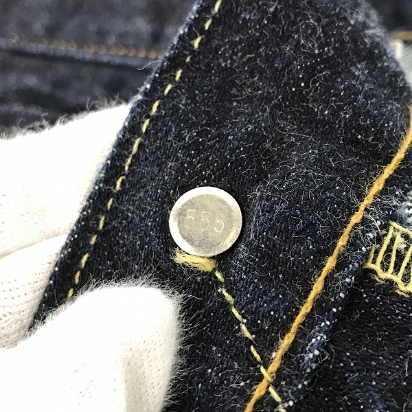 実際に弊社で買取させて頂いたLEVIS/リーバイス 501XX 555刻印 BIG E デニムパンツ/ジーンズ 501-0003/34の画像 8枚目