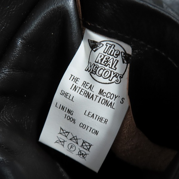 実際に弊社で買取させて頂いたTHE REAL McCOY'S/リアルマッコイズ A-2 フライトジャケット 41-6330P 40の画像 4枚目