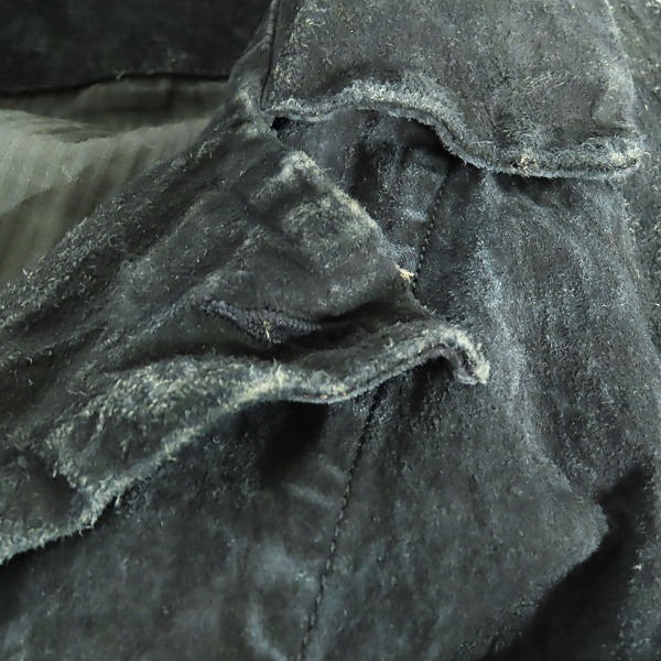 実際に弊社で買取させて頂いたCHRISTIAN PEAU/クリスチャンポー 牛革 スエードレザー コート /46の画像 5枚目