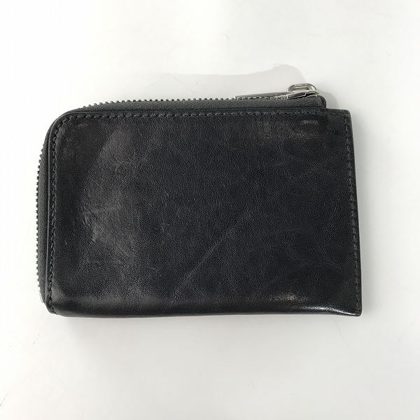実際に弊社で買取させて頂いたRick Owens/リックオウエンス レザー ラウンドファスナー ウォレット/ポーチの画像 1枚目