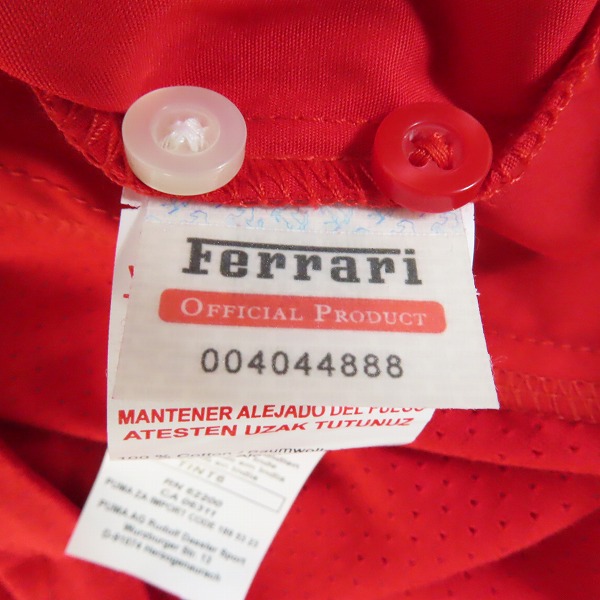 実際に弊社で買取させて頂いた【未使用】puma/プーマ SUPER FORMULA SFチーム 半袖シャツ/Lの画像 3枚目