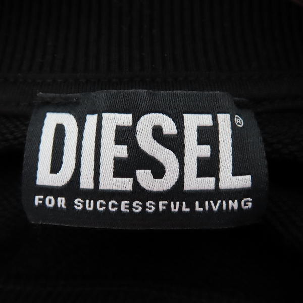 実際に弊社で買取させて頂いたDIESEL/ディーゼル クルーネックスウェットシャツ Mの画像 2枚目