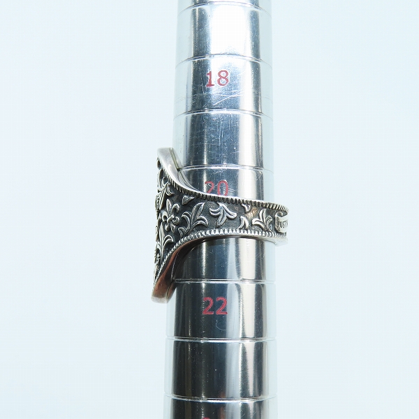 実際に弊社で買取させて頂いたJustin Davis/ジャスティンデイビス LEGENDARY リング 指輪 NEVERMIND THEFUTURE SRJ800/21号の画像 8枚目