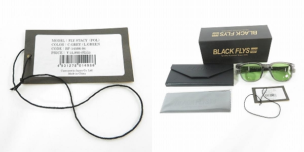 実際に弊社で買取させて頂いたBLACKFLYS/ブラックフライ Fly Stacy サングラス/アイウェア BF-14506-04の画像 9枚目