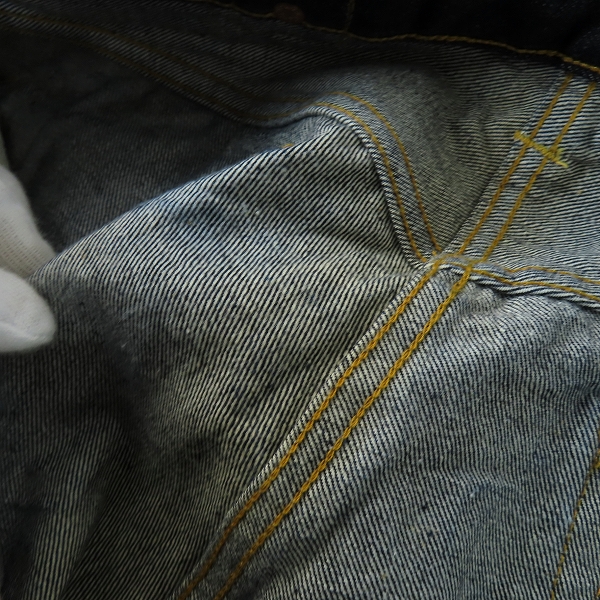 実際に弊社で買取させて頂いたLEVI'S/リーバイス 201XX 刻印555 バレンシア工場 BIGE ビッグE 1998年製 デニムパンツ ジーンズ W34L36の画像 6枚目