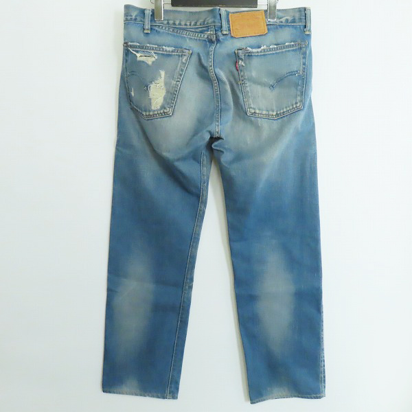 実際に弊社で買取させて頂いたLEVI'S/リーバイス 1955モデル 復刻 501XX 日本製 赤耳 デニムパンツ 55501 J22/W34の画像 1枚目