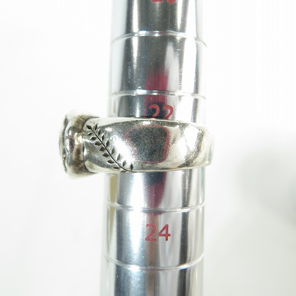 実際に弊社で買取させて頂いた【ギャラ付き】Bloody Mary/ブラッディマリー Gate ring ゲート リング/MS/22.5-23号の画像 7枚目