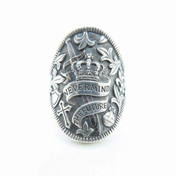 実際に弊社で買取させて頂いたJustin Davis/ジャスティンデイビス LEGENDARY リング 指輪 NEVERMIND THEFUTURE SRJ800/21号の画像 1枚目