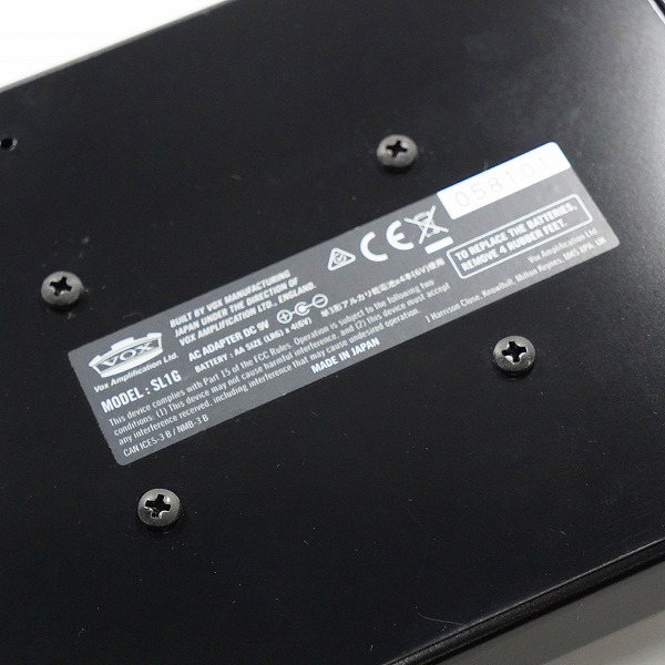 実際に弊社で買取させて頂いたVOX/ヴォックス StompLab SL1G ギター用 コンパクト マルチエフェクター 動作確認済みの画像 6枚目