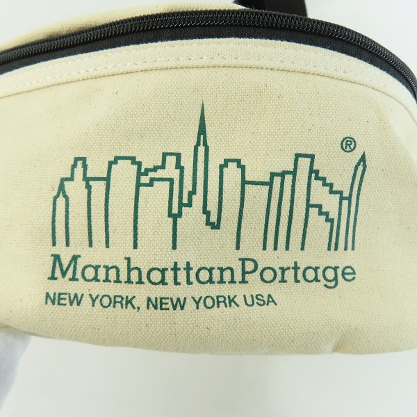 実際に弊社で買取させて頂いたManhattan Portage/マンハッタンポーテージ ウエストバッグ/クリーム系の画像 5枚目