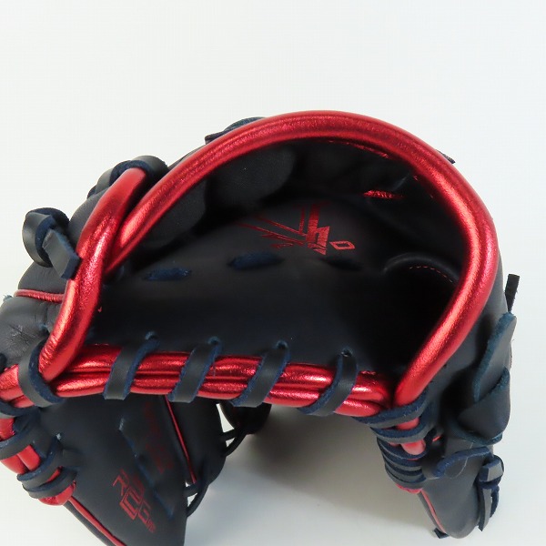 実際に弊社で買取させて頂いたRawlings/ローリングス HYPER TECH/ハイパーテック 軟式 投手用/ピッチャー用 グローブ/グラブ GR4HTCA15Wの画像 4枚目