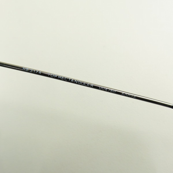 実際に弊社で買取させて頂いたRayBan/レイバン ラップアラウンド セミリムサングラス  RB3174-004/6Pの画像 6枚目