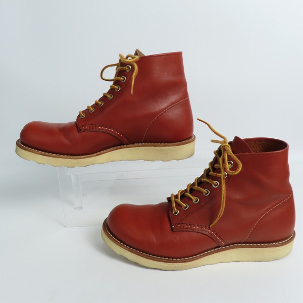 実際に弊社で買取させて頂いたRED WING/レッドウィング アイリッシュセッター ブーツ 羽タグ 8166/7の画像 3枚目