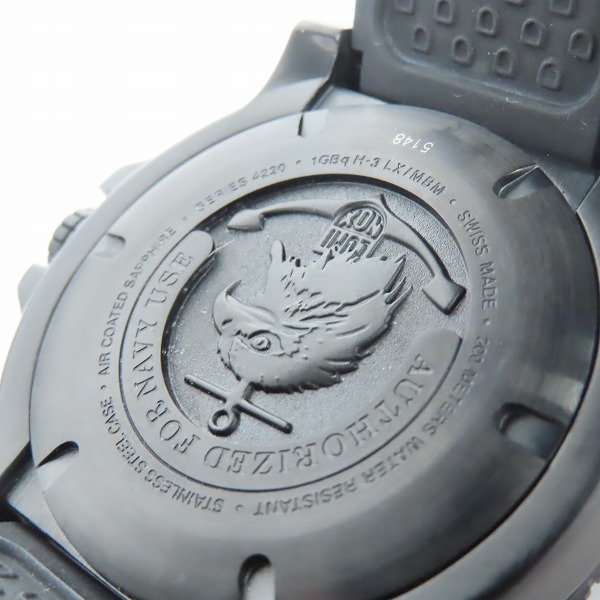 実際に弊社で買取させて頂いたLUMI NOX/ルミノックス Special Operations Challenge/SOC 特殊作戦チャレンジ クォーツ/腕時計 4220 Seriesの画像 3枚目