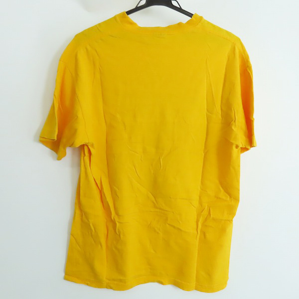 実際に弊社で買取させて頂いたSTUSSY/ステューシー ロゴプリント Ｔシャツ イエロー/Ｌの画像 1枚目