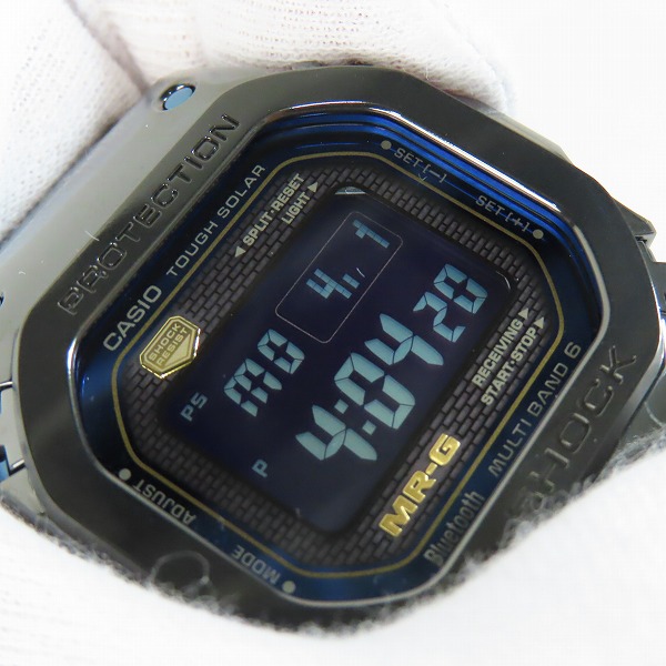 実際に弊社で買取させて頂いた【保証期間内】G-SHOCK/Gショック MR-G 青墨 タフソーラー/Bluetooth搭載 腕時計 MRG-B5000BA-1JRの画像 6枚目