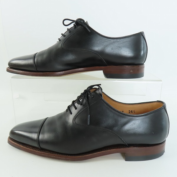 実際に弊社で買取させて頂いたSCOTCH GRAIN/スコッチグレイン インペリアル ストレートチップ ビジネスシューズ ブラック 937/24.5の画像 3枚目