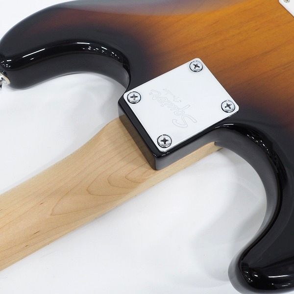 実際に弊社で買取させて頂いた★Squier by Fender/スクワイヤー Strat/ストラトキャスター エレキギター ソフトケース付の画像 8枚目