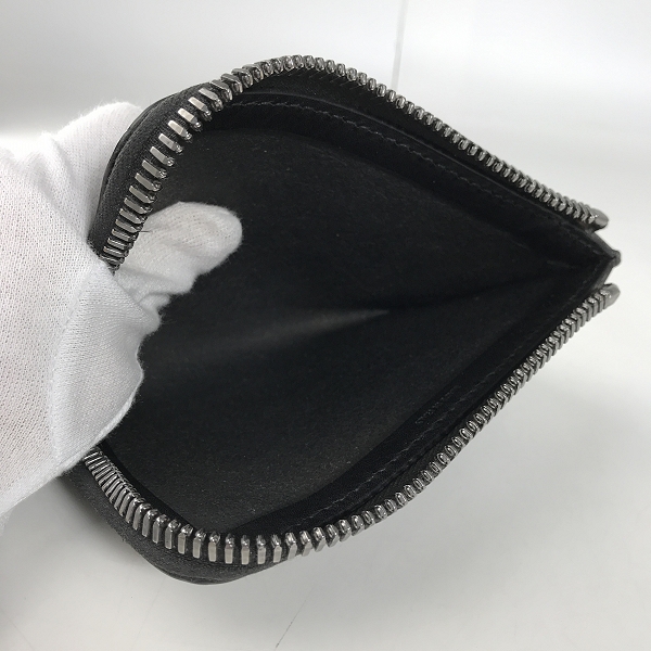 実際に弊社で買取させて頂いたRick Owens/リックオウエンス レザー ラウンドファスナー ウォレット/ポーチの画像 4枚目